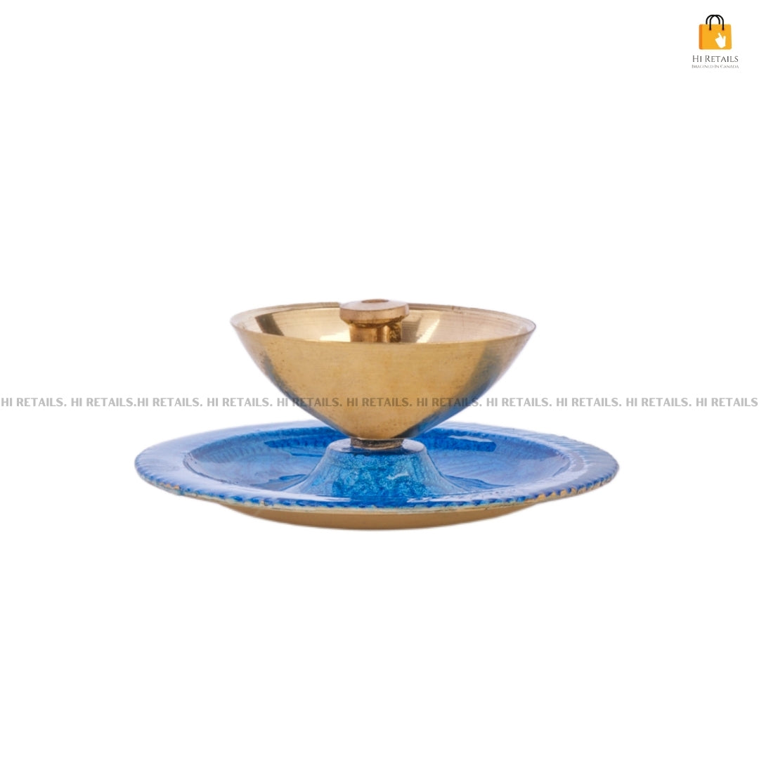 Small Akhand Diya Brass Deepam For Home Pooja Decoration