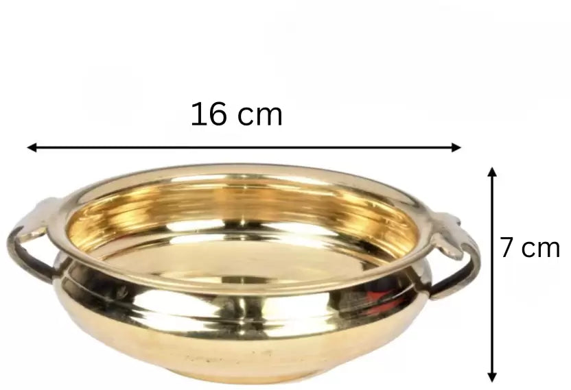 Handcrafted Brass Urli Bowl with Flower Petals – Traditional Home Decor for Rituals and Festivals at www.hiretails.com