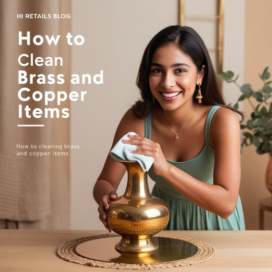 How to clean brass and copper items - Easy tips for maintaining your home decor with Hi Retails at https://www.hiretails.com/