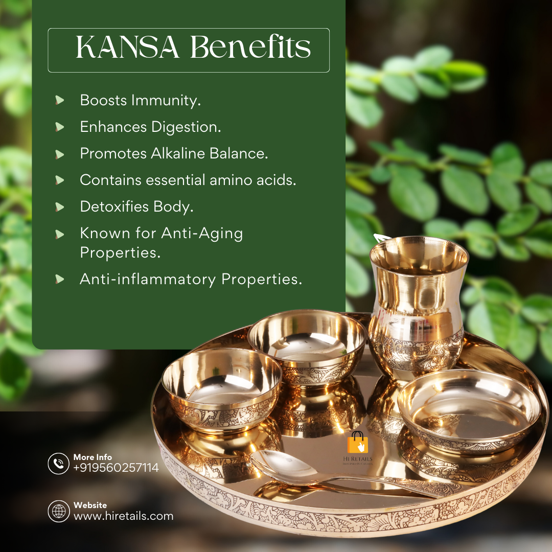 Kansa Thali Healthy Living & Timeless Elegance Rediscovered