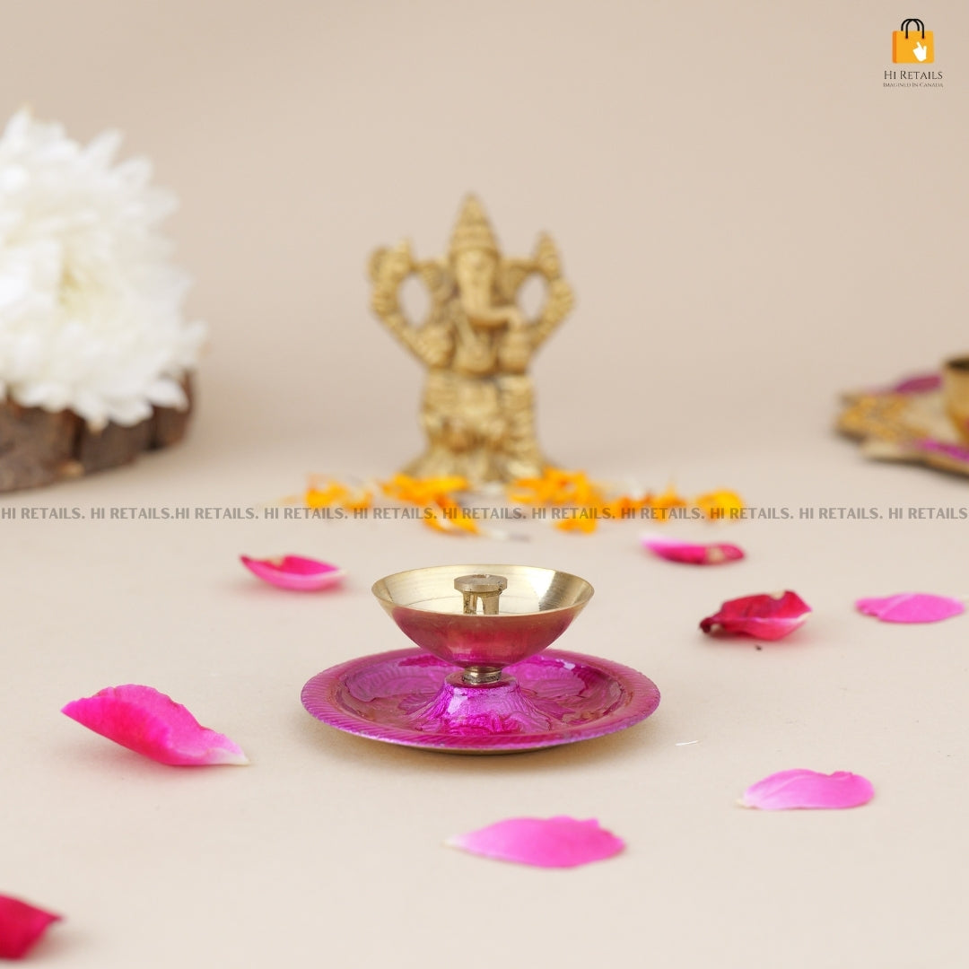 Decorative Handmade Diya Jyot for Home & Festival Decor, an ideal lighting solution that enhances your celebrations with beauty and elegance. Available at www.hiretails.com.