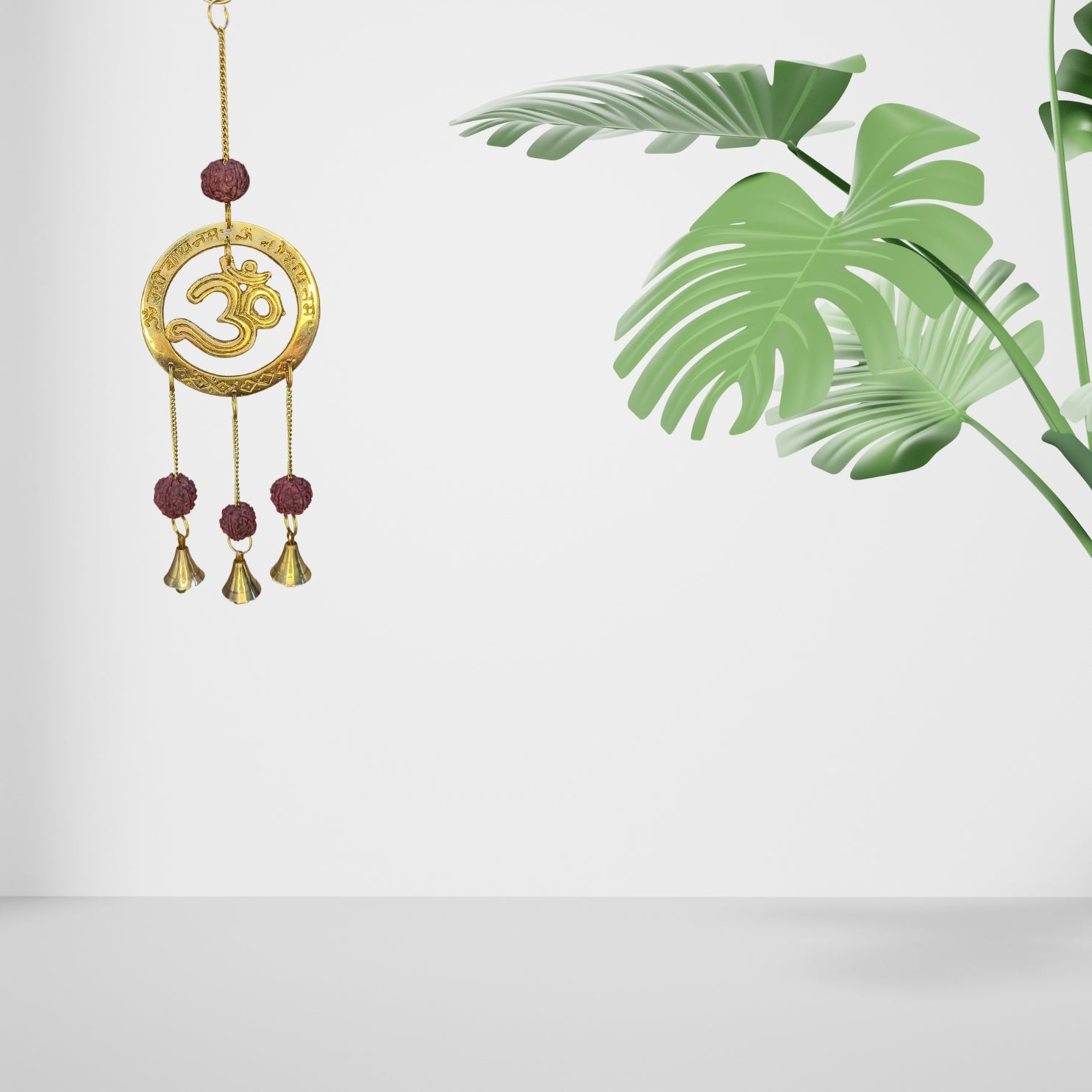 brass hanging  om bell at www.hiretails.com